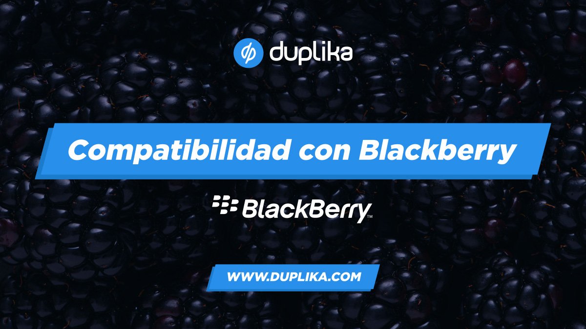 Compatibilidad con BlackBerry