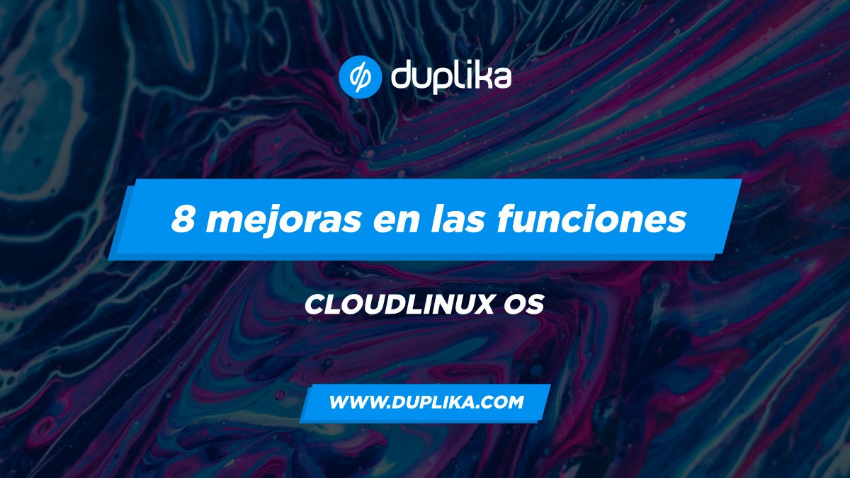 8 mejoras en las funciones de CloudLinux OS