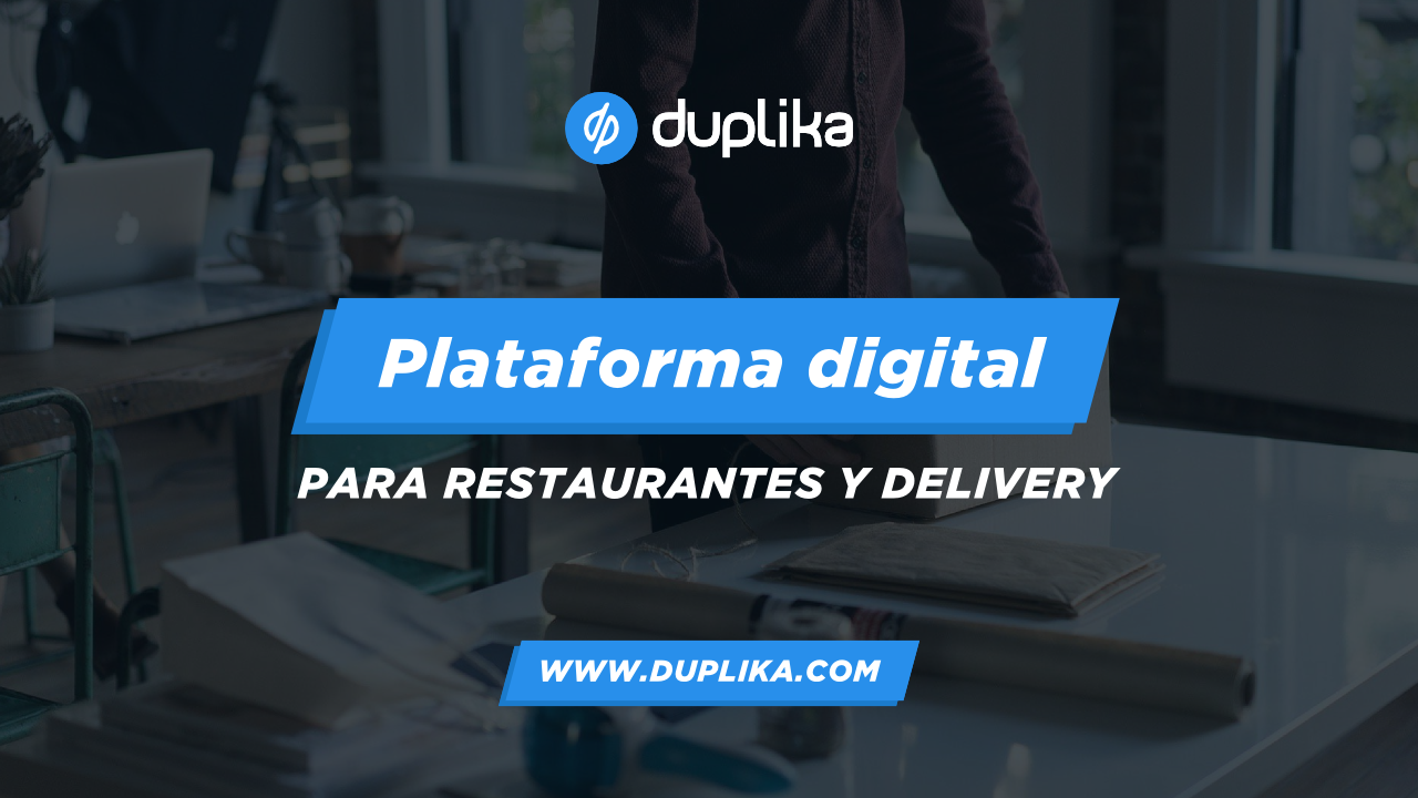 Plataforma digital para restaurantes y delivery