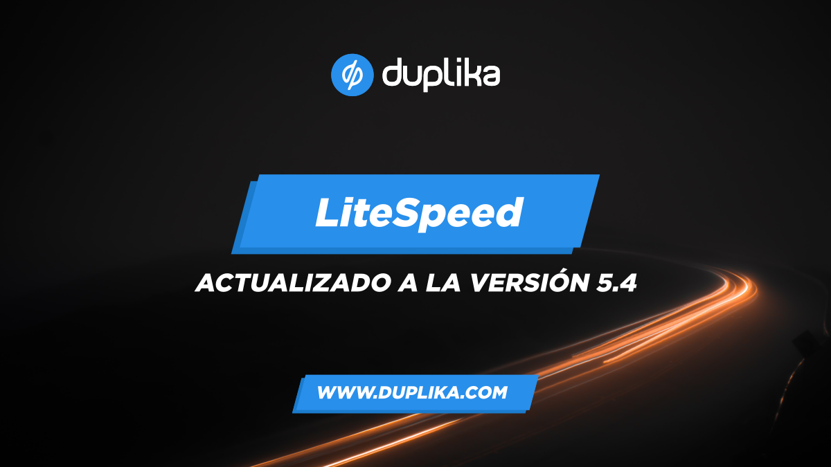 LiteSpeed actualizado a 5.4