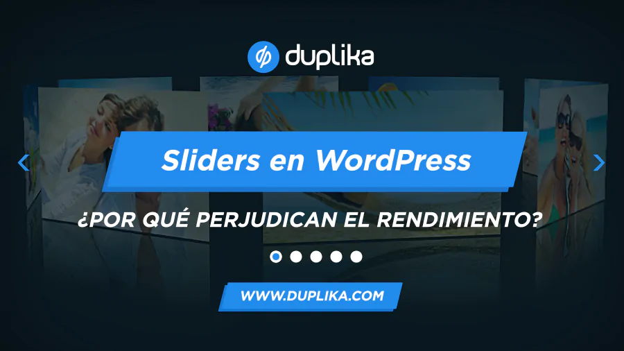 Desventajas de usar Sliders en WordPress