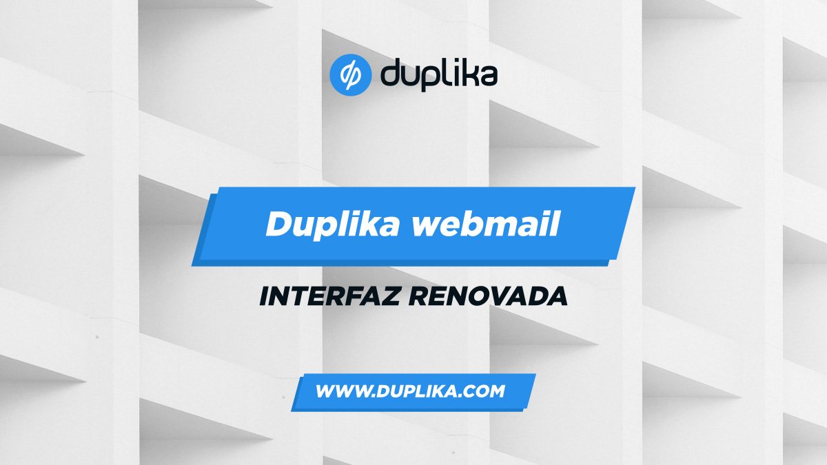 Interfaz de webmail renovada