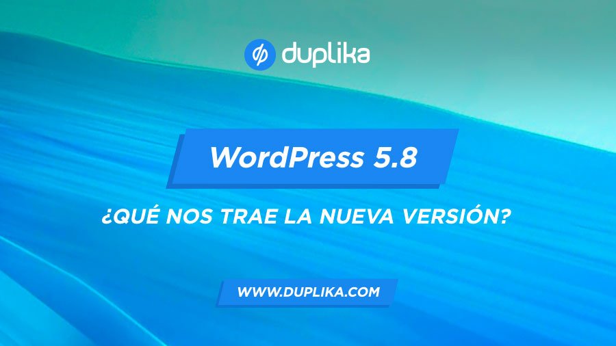 Novedades de WordPress 5.8
