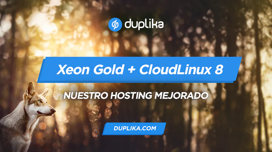 Rendimiento de hosting mejorado con Xeon Gold y CloudLinux 8