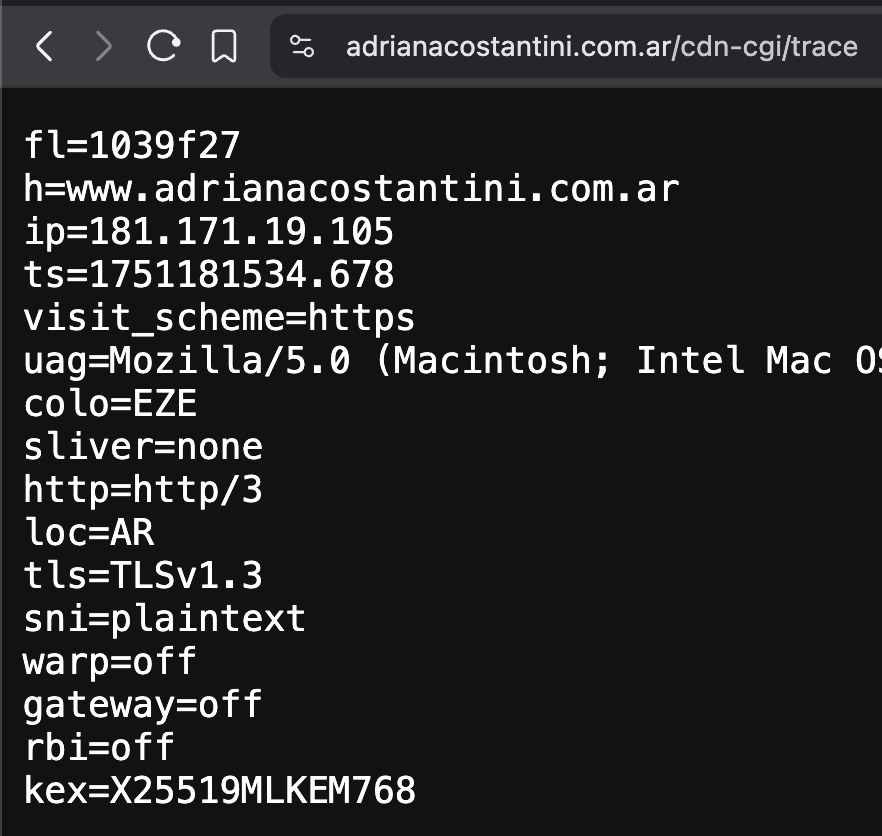Cloudflare ruteo trace
