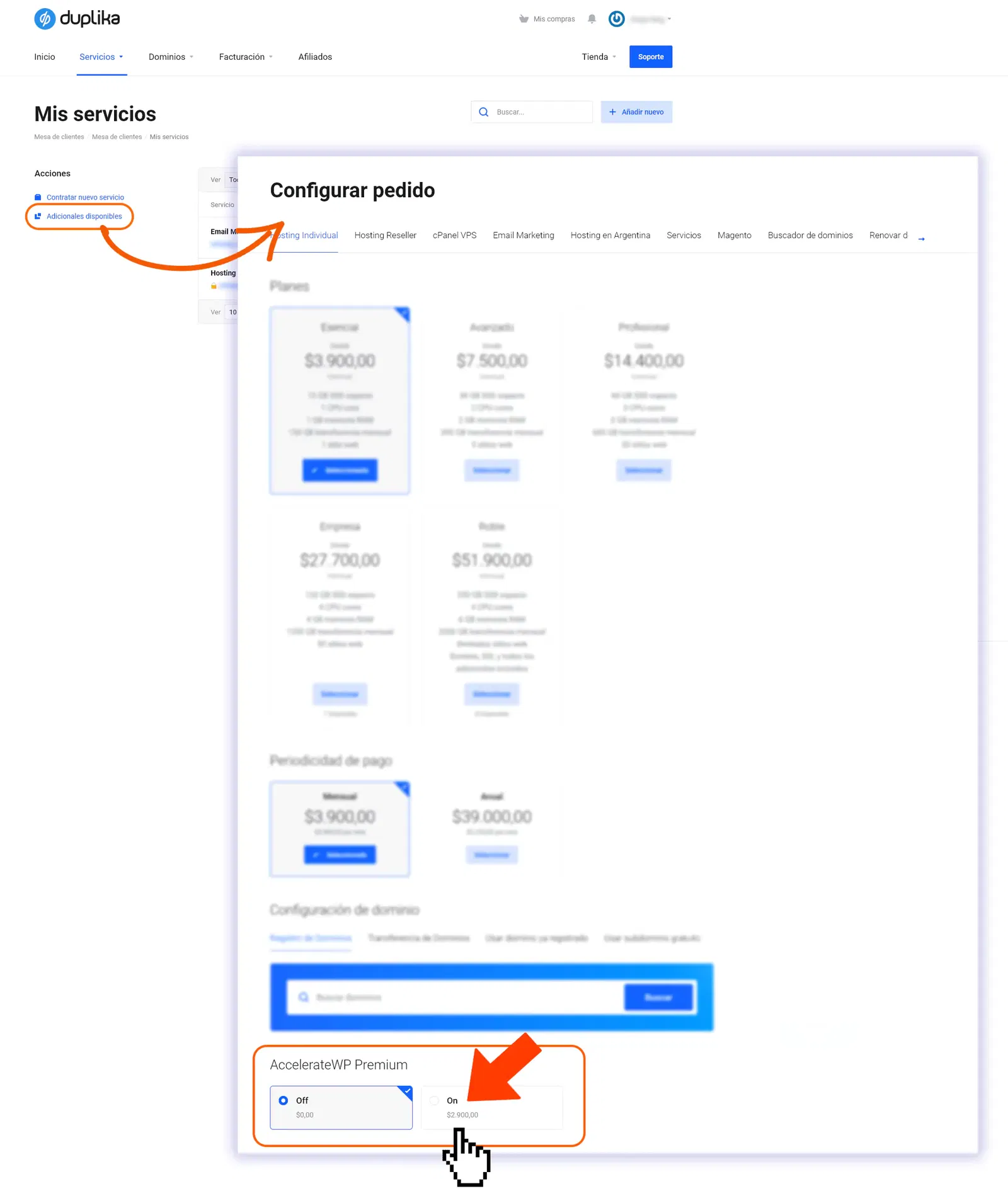 Activar Acceleratewp WordPress