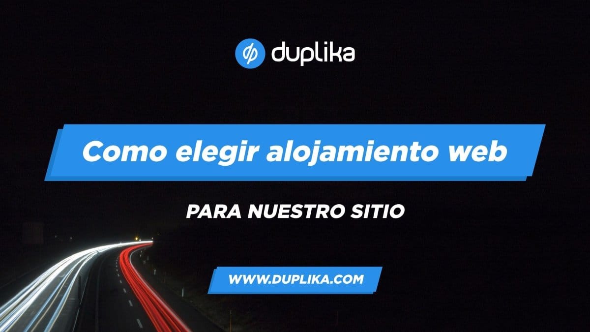 Como elegir el alojamiento web