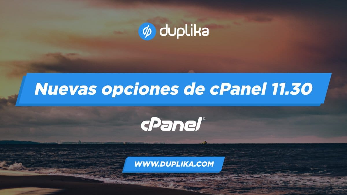 Novedades cPanel 11.30