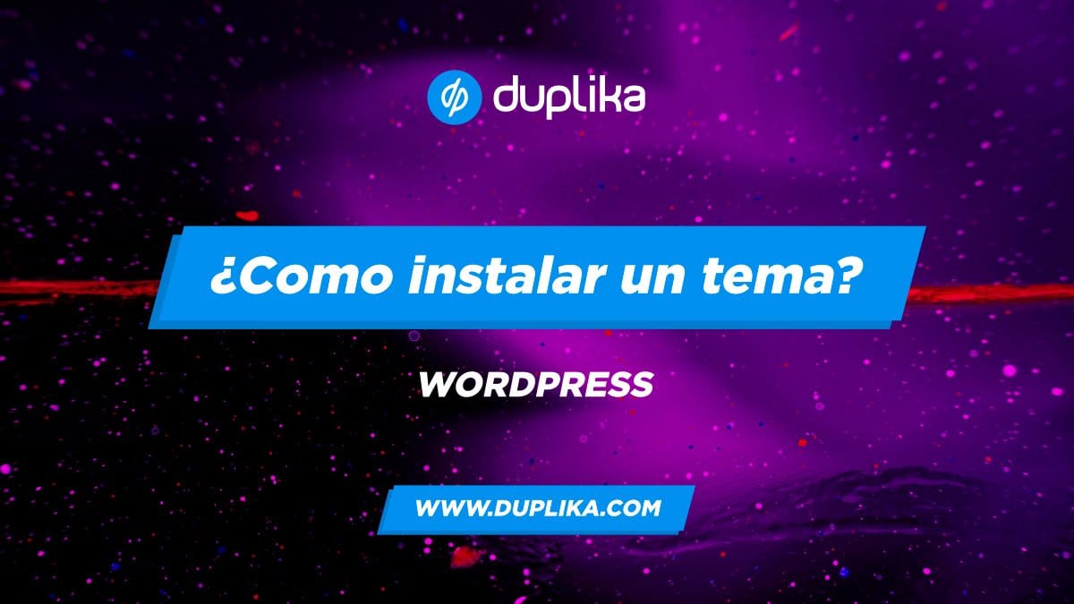 Blog instalar tema wordpress