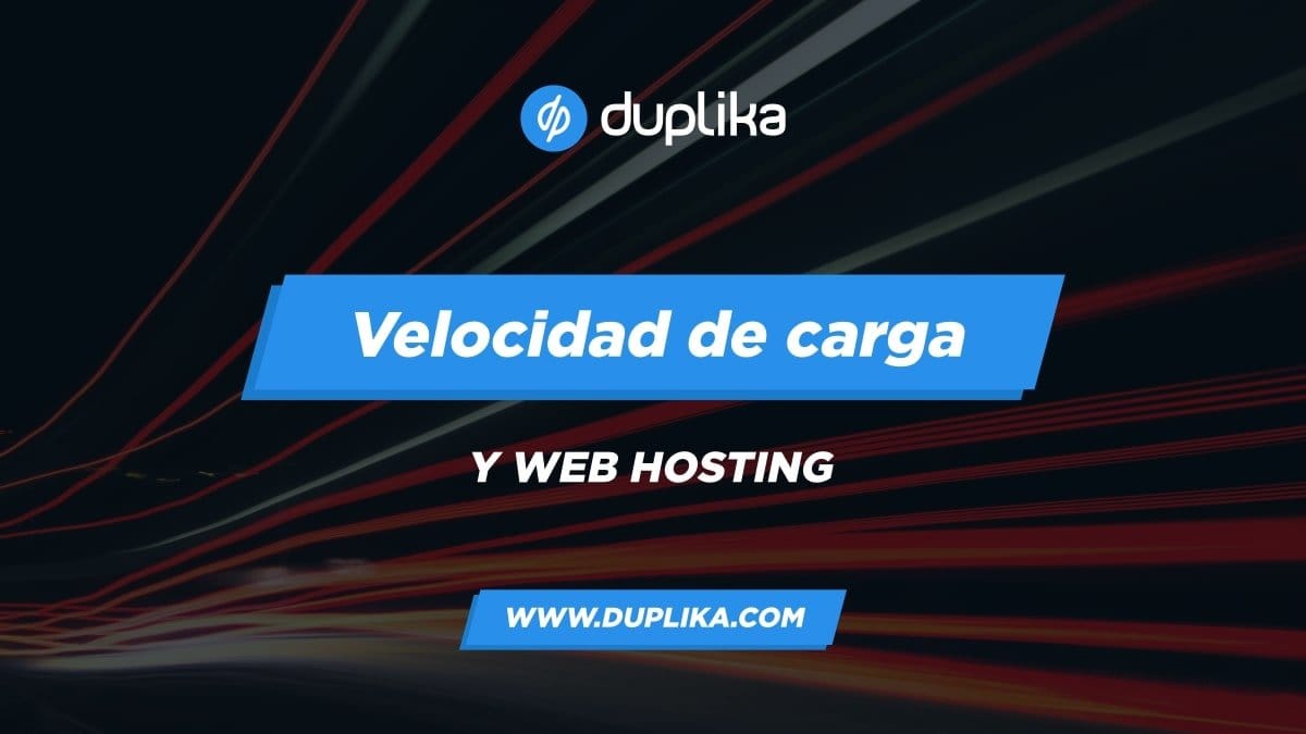 Velocidad de carga y hosting