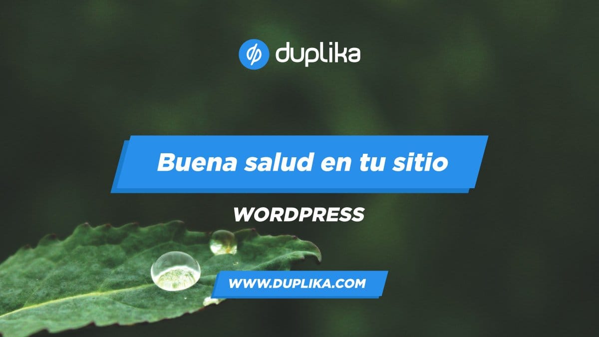 Reporte de salud de WordPress