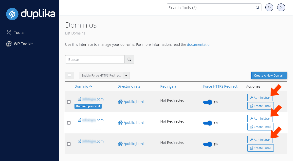 cpanel-multiples-dominios