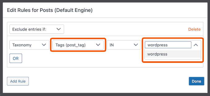 Wordpress Excluir Etiquetas Busquedas
